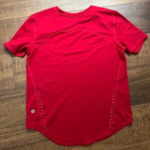 Lululemon high neck running and training tshirt